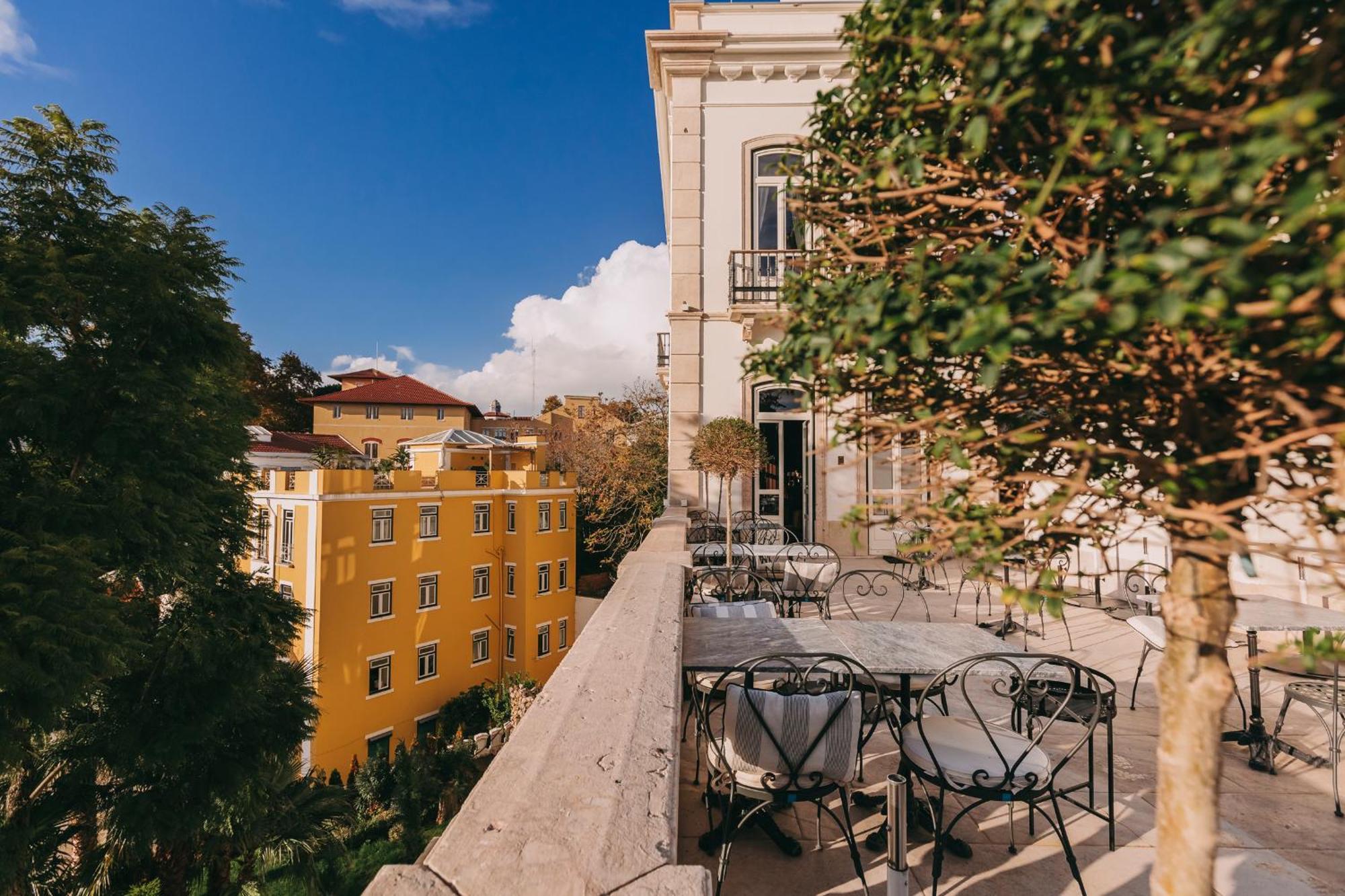 Torel Palace Lisbon Hotel Екстериор снимка The terrace of the hotel